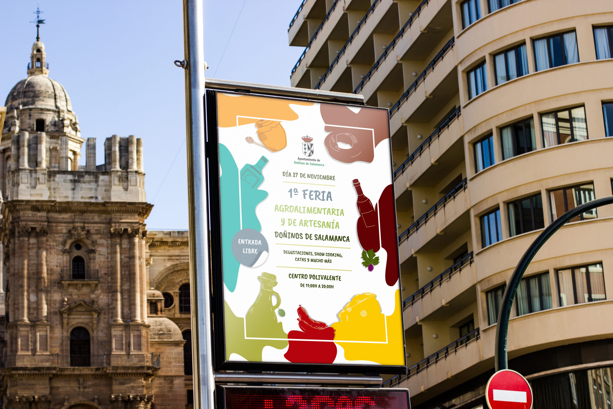 Cartel feria agroalimentaria